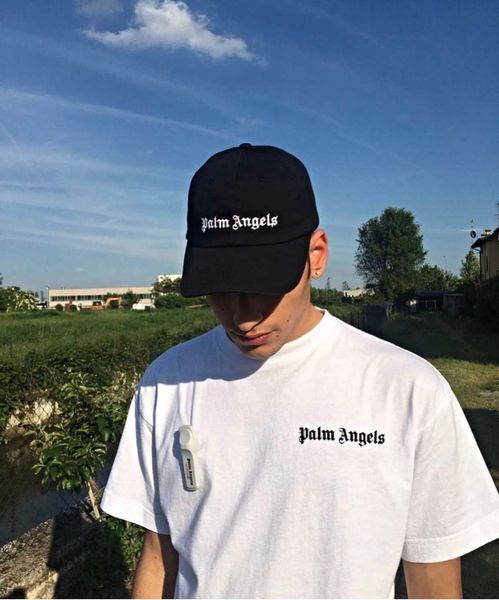 

angel pa pa/lm basic solid color letter short sleeve t-shirt tee pwr3, White;black