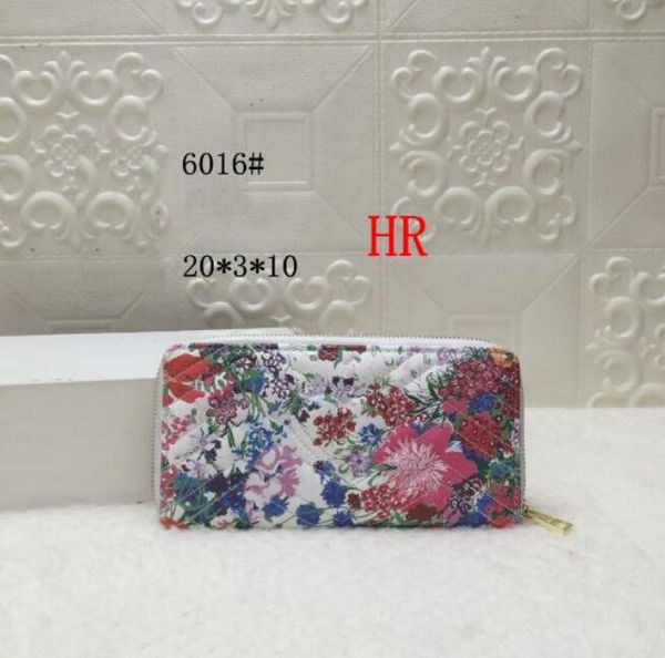 

women flower zig zag credit card holder leather long zipper marmont coin purse wallet fashion love clutch wallets no5698, Red;black