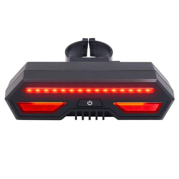 

bicycle smart tail light with mountain remote control usb charging turn led equipment warning super bright brake bike lights