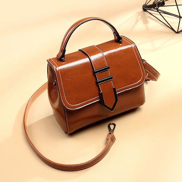 

duffel bags all match crossbody buckle style women leather travel luxury fashion
