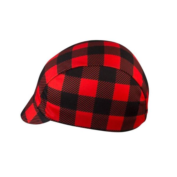 

red plaid cycling caps riding hat summer bike headwear & masks, Black