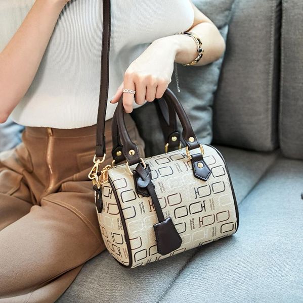 

evening bags bag female 2021 trendy all-match messenger handbag simple fashion boston ladies shoulder