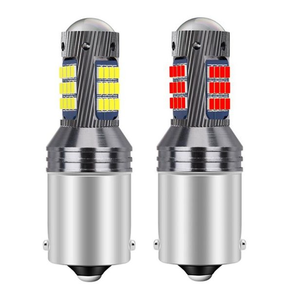 

emergency lights 10pcs 1156 ba15s 7506 p21w r10w super bright 2021 led car tail brake bulb turn signals auto backup reverse lamps drl light
