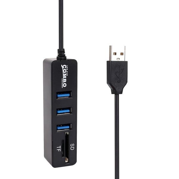 

hubs usb 2.0 type c multi splitter high speed sd card reader all in one for phone with 6 interface otg hab tf