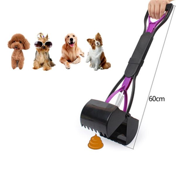 

dog travel & outdoors foldable cat waste poo scoop picker long handle pet pooper scooper cleaner pick up toilet poop bag carrier