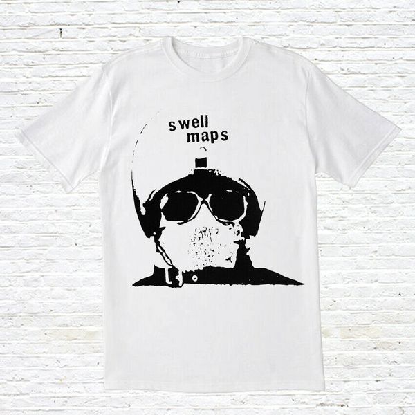 

swell maps t-shirt, White;black