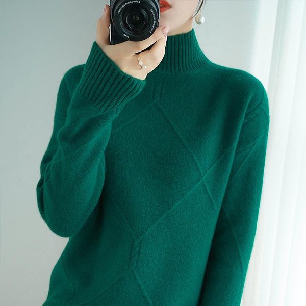

women's sweaters sparsil women winter 100% cashmere knitted pullovers solid knitwear wool soft warm loose female elegant jumper top, White;black