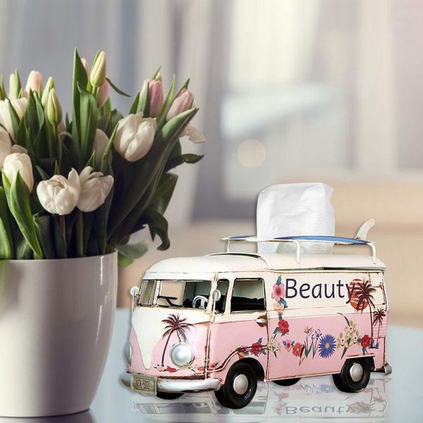 

tissue boxes & napkins car box multifunctional storage eco-friendly iron material durable fashion office home bathroom kitchen decoration
