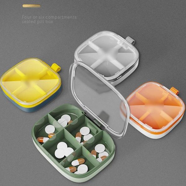 

storage bottles & jars portable small 6 grid travel container removable compartments organiser organizers