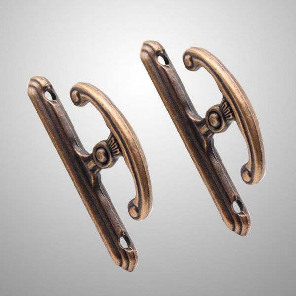 

other home decor 1 pair vintage wall tieback curtain hook mounted hanger clothes bag coat hooks (antique copper color)