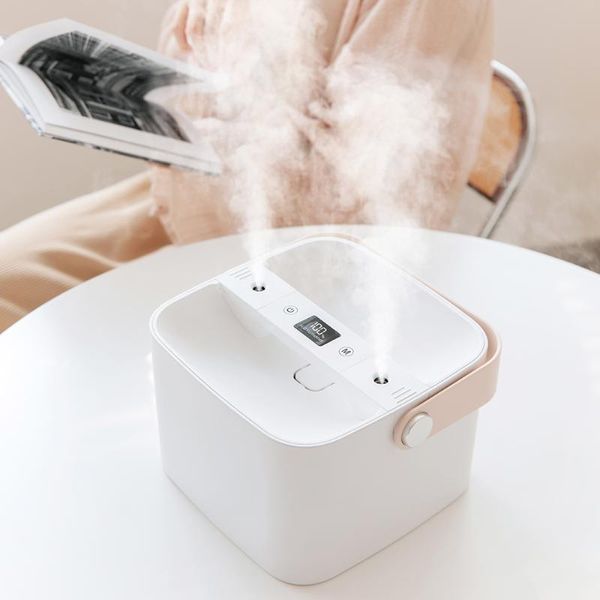 

portable wireless diffuser 2.5l humidifier household office double spray nozzle air 4000mah humidifiers