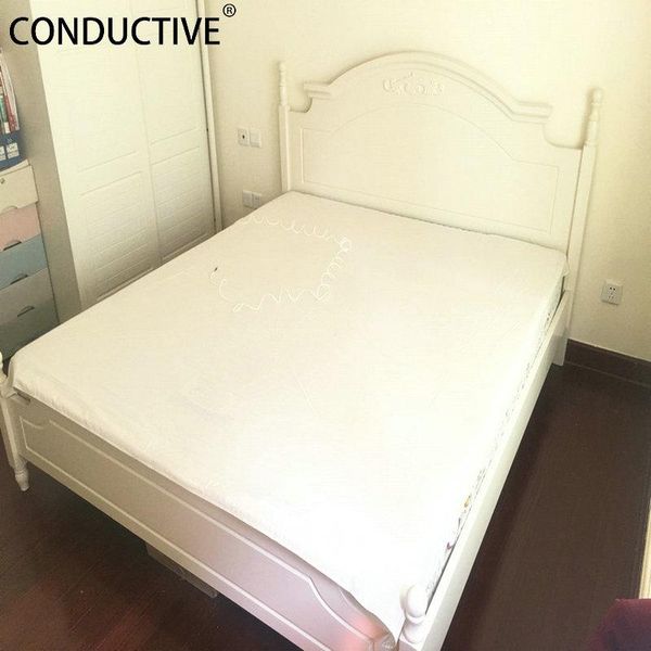 

sheets & sets twin xl size conductive earth connection bed sheet for good health