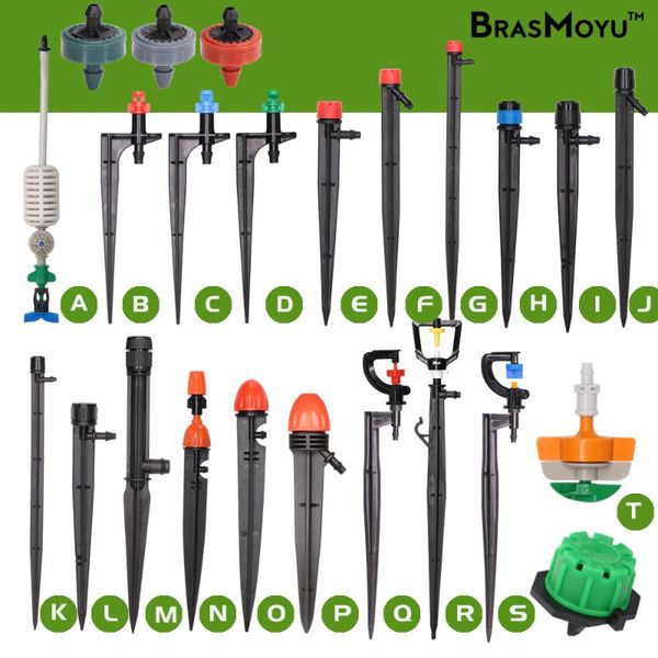 

watering equipments 24 types greenhouse sprinkler dripper drip irrigation garden adjustable mist emitters stake micro spray rotating nozzle