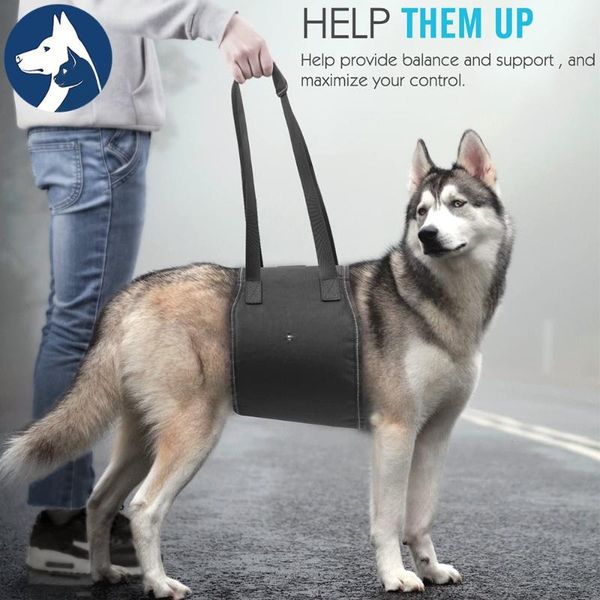 

dog collars & leashes lift harness support with adjustable sling for canine aid old joint injuries injured dogs walk
