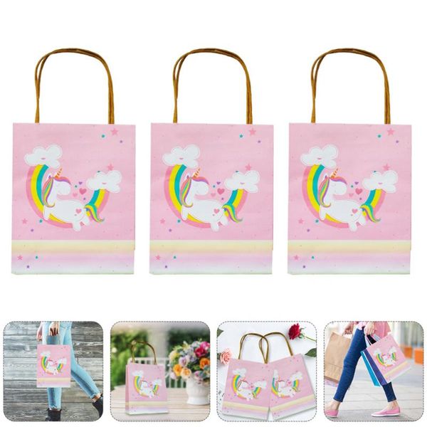 

gift wrap 5pcs bags practical wrapping printed paper (random style)