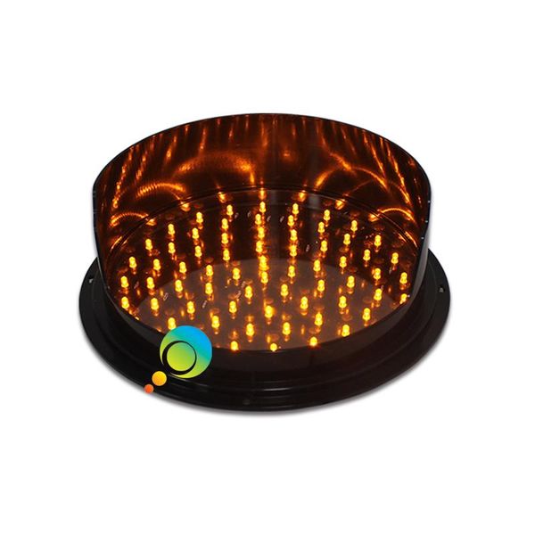 

diameter 300mm yellow traffic ligth replacement led module with visor light