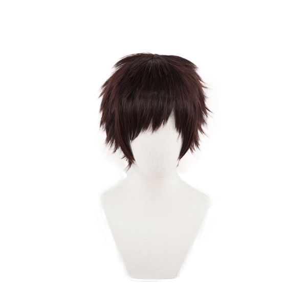 

my hero academia overhaul chisaki kai short cosplay wig boku no hero academia heat resistant hair party costume role play wigs, Black
