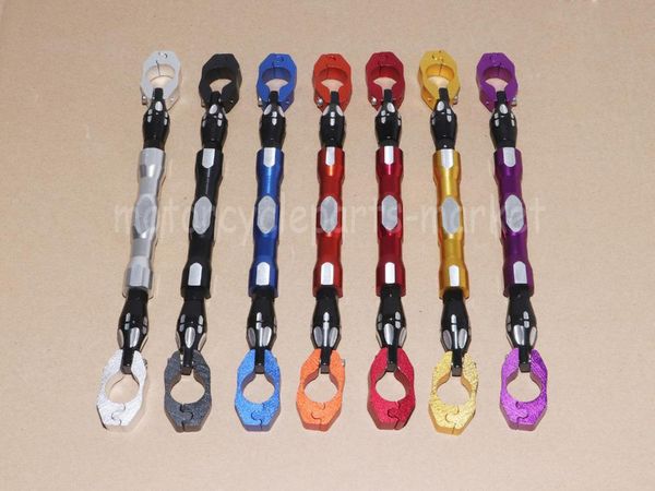 

handlebars universal 7/8" 22mm cnc aluminum motorcycle handlebar cross bar cross-bar foldable flexible handle steering wheel strengthen