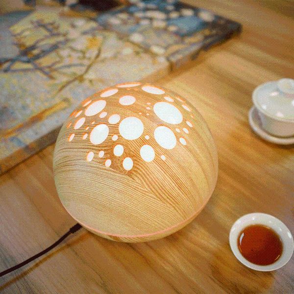 

timing humidifier diffuser with 7-color led light vintage aroma essential oil ultrasonic air humidifiers