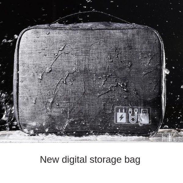 

storage bags cosmetic bag portable cable digital organizer usb gadgets wires charger power battery zipper case accessories item