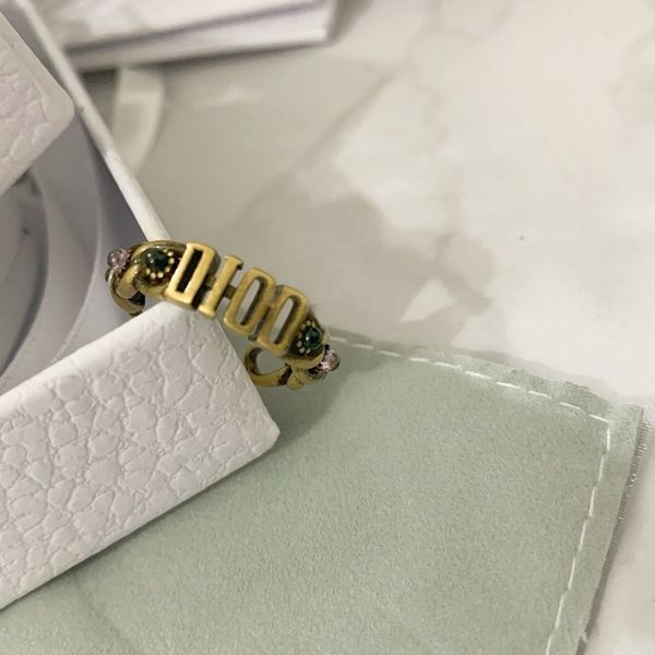 

70% off outlet online / years new bronze net red letter opening ring, Silver