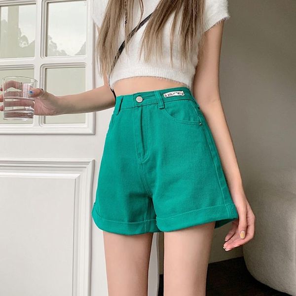 

women's jeans wide-legged denim pants dress in summer 2021 tall waist loose thin section straight edge knickers, Blue
