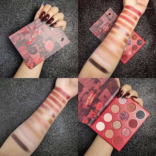 

colors valentine eyeshadow palette makeup shimmer natural women shiny professional matte glitter nude eye pigment cosmetic1
