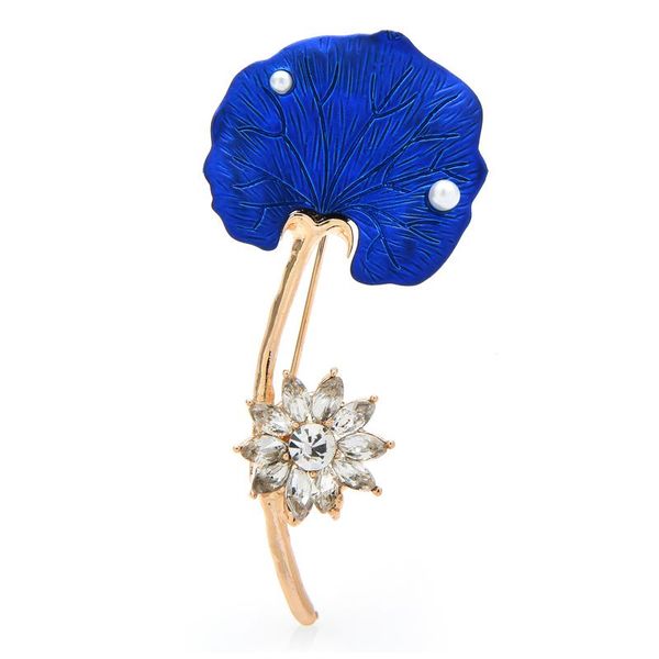 

pins, brooches wuli&baby soft paint leaf for women 2-color flower party office casual brooch pin gifts, Gray