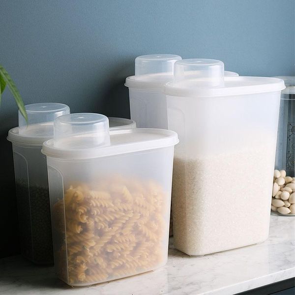 

storage bottles & jars multifunctional sealed containers kitchen grain easy buckle creative moisture-proof container
