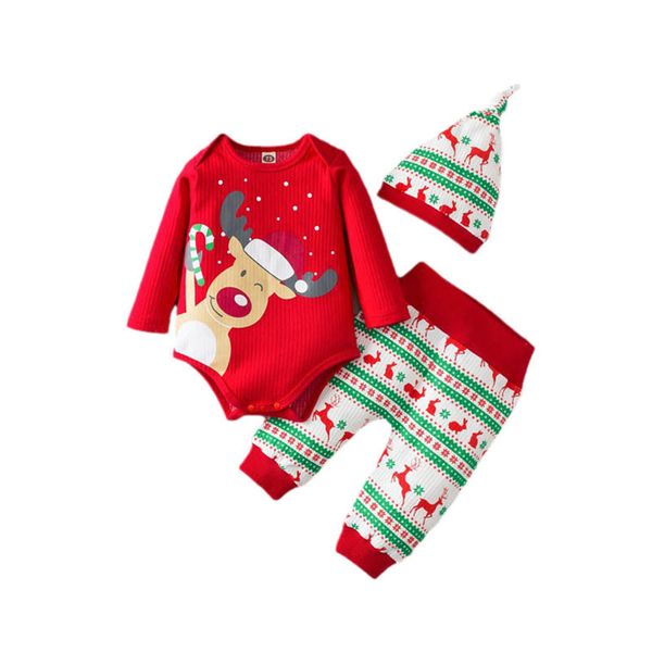 

kids clothing sets boy suit boys set children autumn winter kid wear long sleeve jumpsuit climbing cartoon knitted pants for christmas b9371, White