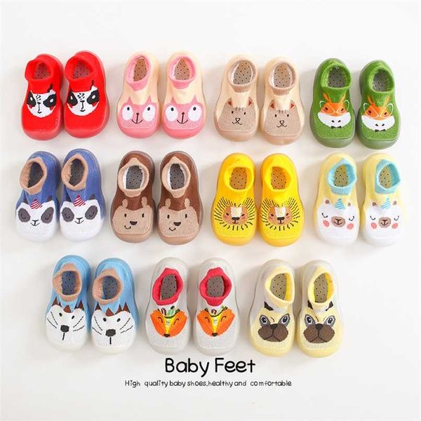 

baby socks shoes boy girl fashion toddler shoes anti-slip soft rubber animal style arrival 211021