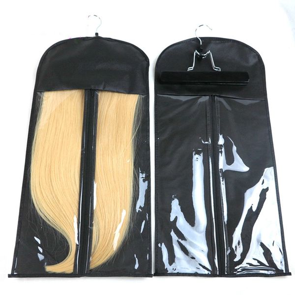 

1 pcs hair extension stand nonwovens environmental reusable extension packing bags packaging, White