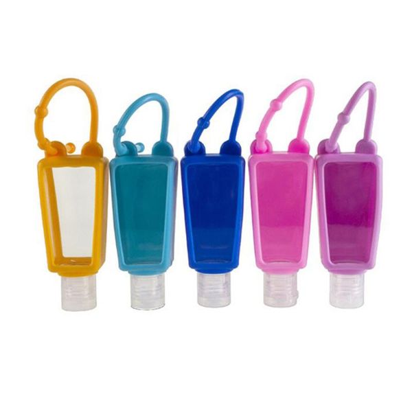 

bath accessory set 5 sets of silicone hand lotion bottle