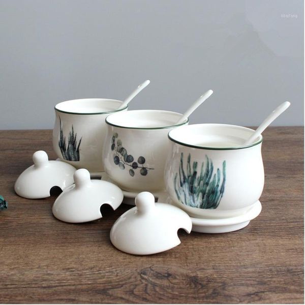 

storage bottles & jars europÃ¤ischen stil keramik gewÃ¼rz glas kÃ¼che kreative sauce dosen salz zucker pfeffer lagerung tank china box