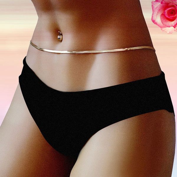 

body chain waist chain for women street shooting simple snake bone chain waist fashionable beach body, Silver