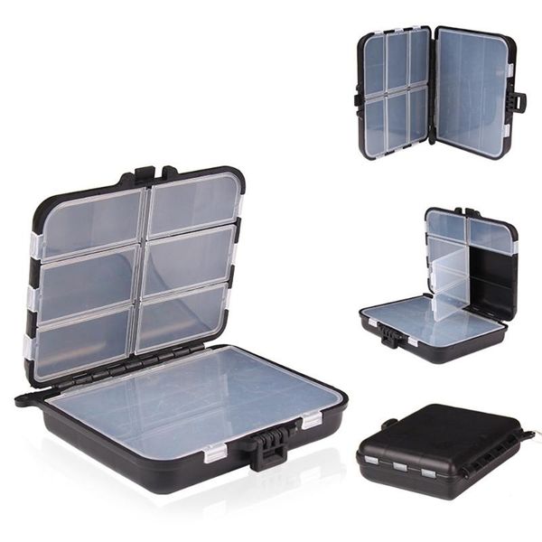 

1pces 2021 fishing tackle box for baits hooks accessories 14 compartments storage spoon lure small plastic wholesale