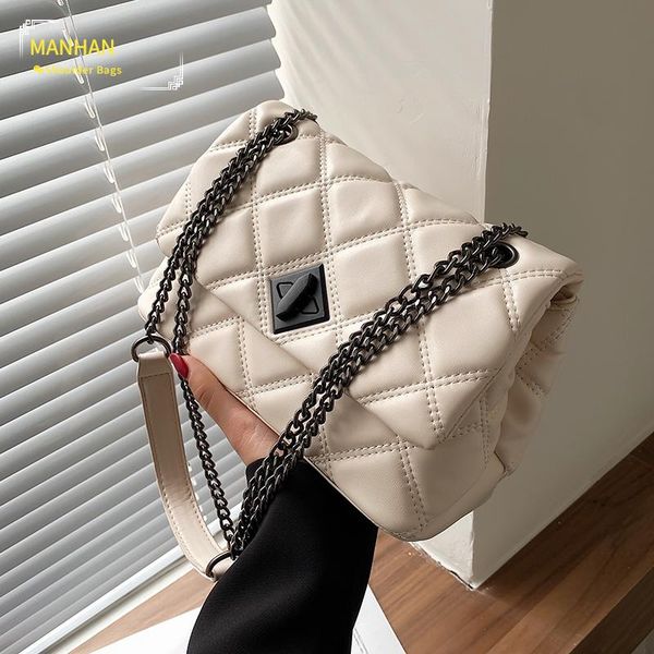 

evening bags 2021 fashion shoulder bag women travel leather pu quilted female luxury handbags designer sac a main femme