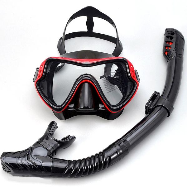 

diving masks professional scuba snorkeling set silicone skirt anti-fog goggles glasses swimming fishing pool equipment