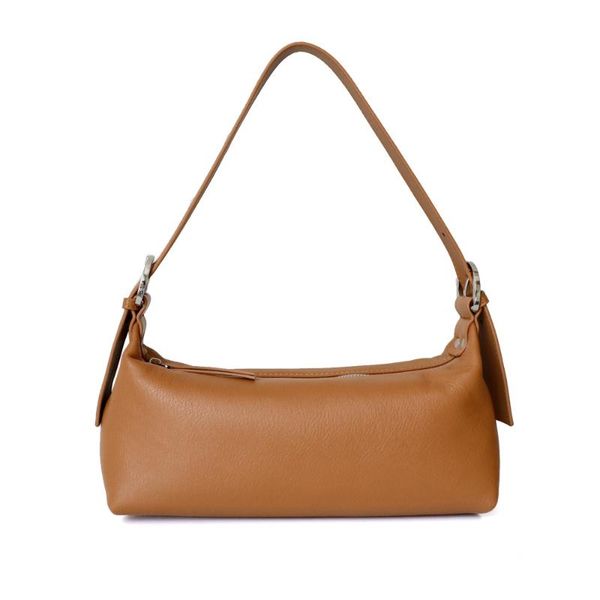 

design leather large capacity bag exquisite female retro underarm one shoulder cross body