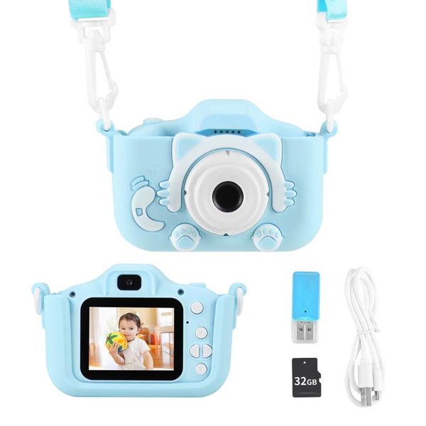 

camcorders 600mah children camera for kids digital 1080p hd video with 32g memory card birthday gift