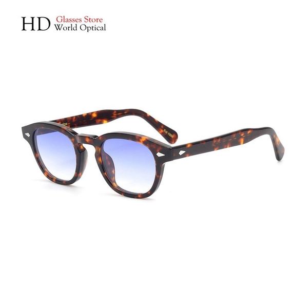 

sunglasses johnny depp lemtosh acetate retro oval for men's and women's driving eyeglasses hd uv400 polarized lense sun glasses, White;black