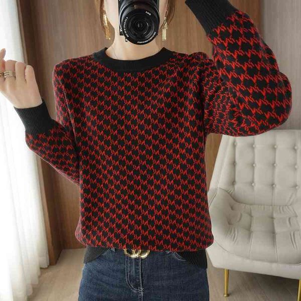 

women's sweaters casual winter cotton jersey long sleeve oversized tights around the neck ladies, White;black