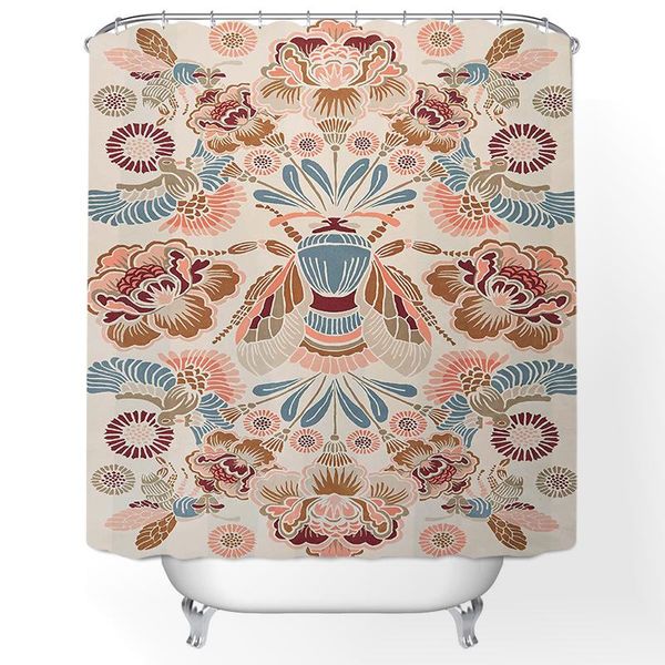 

shower curtains creative ethnic printed bathroom curtain home decor bath occlusion