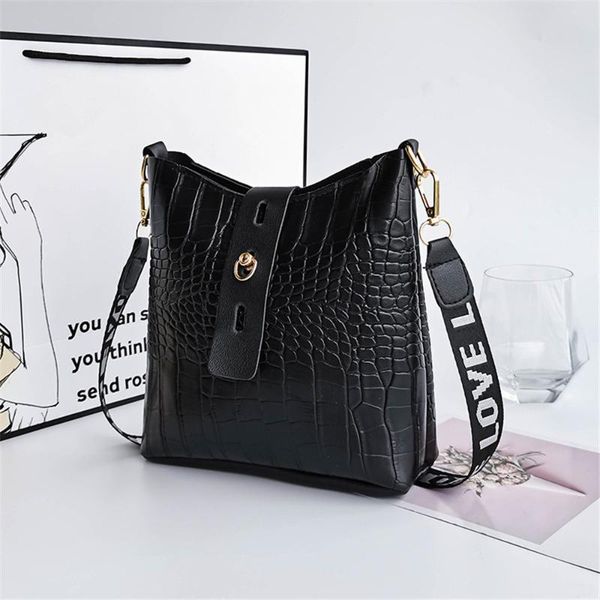 

waist bags women's bag coin purse summer crocodile pattern product ladies one-shoulder personalized printing strap bucket