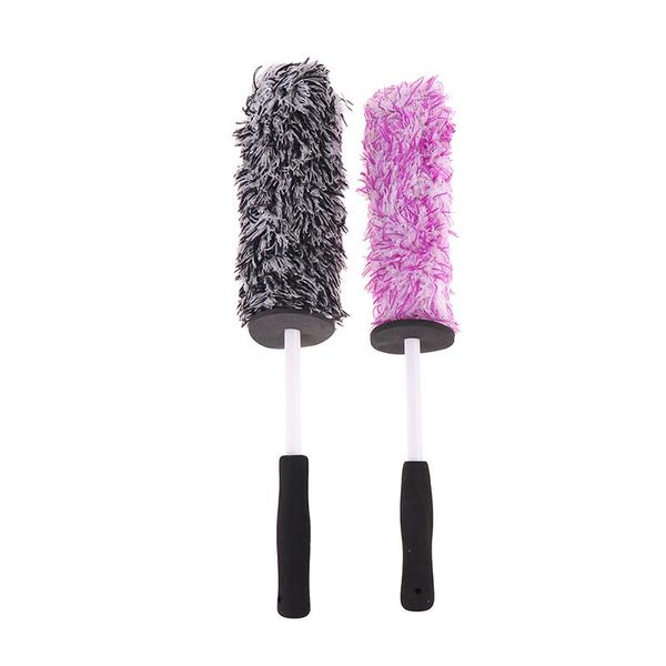 

car sponge wheel cleaning brush microfiber long reach rim detailing