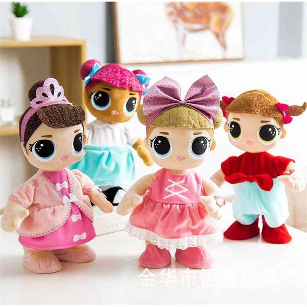 

russian animation surprise doll singing walking children electric plush toys gift