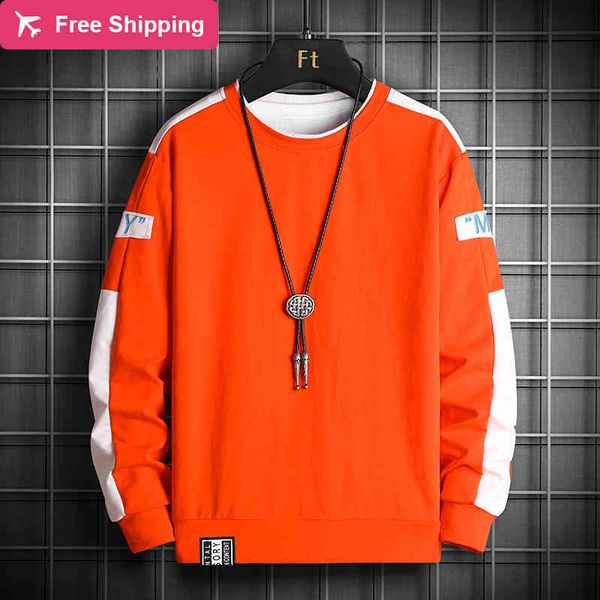 

hoodies multi-color slices the neck harajuku male hoodie in fashion, Black