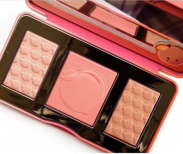 

fast epacket makeup peach glow bronzers highlighters blush palette