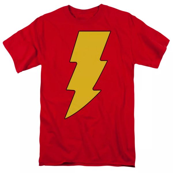 

Shazam Logo T-Shirt DC Comics Sizes S-3X NEW, White;black