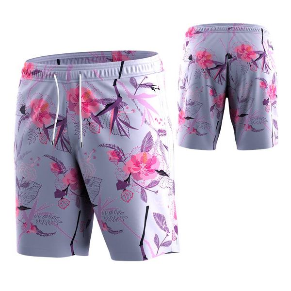 

summer men shorts casual beachshorts quick dry surfing swim trunks athletic sweat elastic waist drawstring men's swimwear